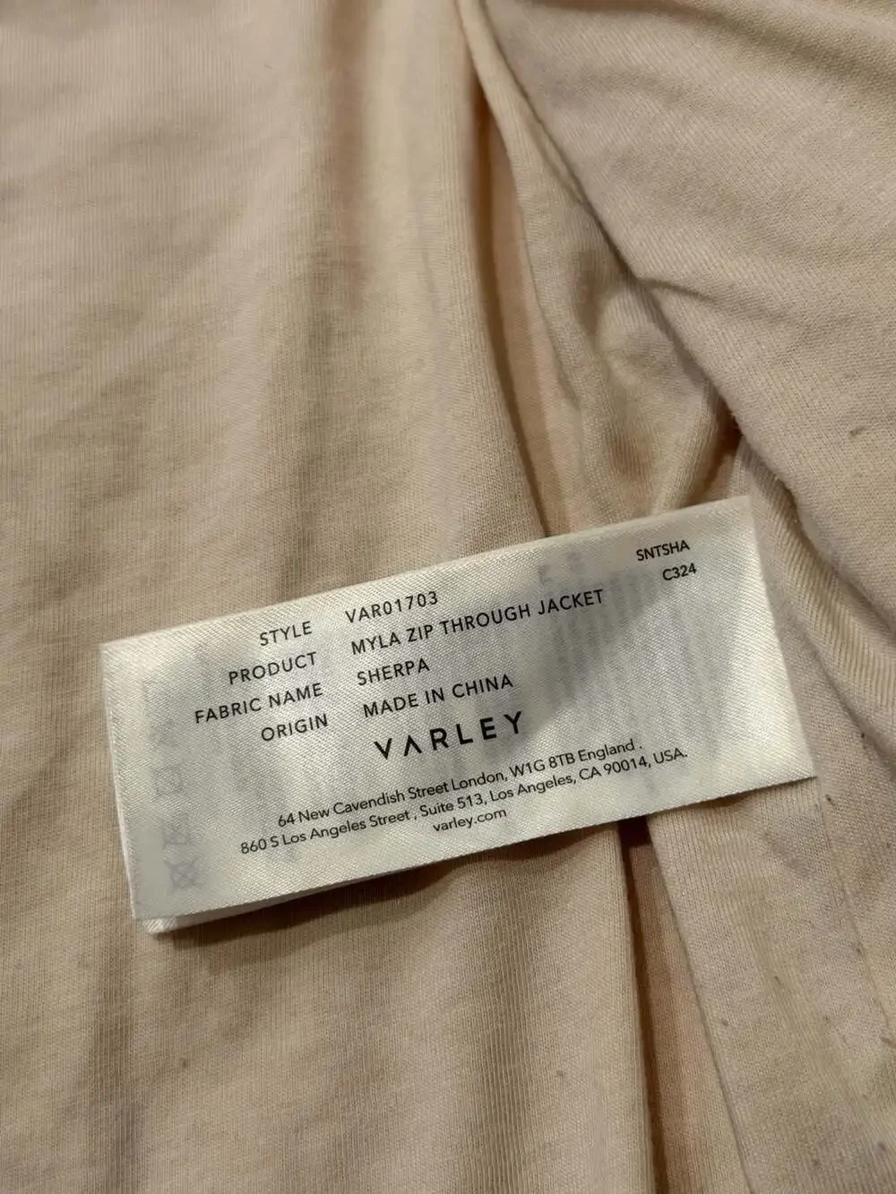 Varley myla jacket